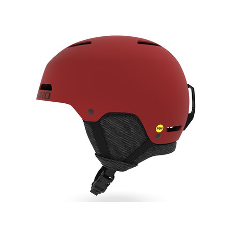 GIRO ZIMA - Kask zimowy GIRO LEDGE FS matte dark red smu roz. L (59-62.5 cm) (DWZ)