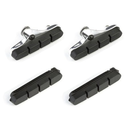 CLARKS - Klocki hamulcowe CLARK'S CP240 SZOSA (Shimano, Campagnolo, Warunki Suche, Obudowa aluminiowa) 52mm czarne + 2x dodatkow