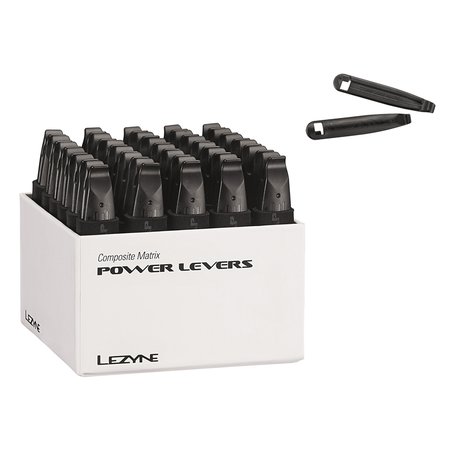 Łyżki do opon LEZYNE POWER LEVER BOX 30x 2szt. pudełko czarne (NEW)