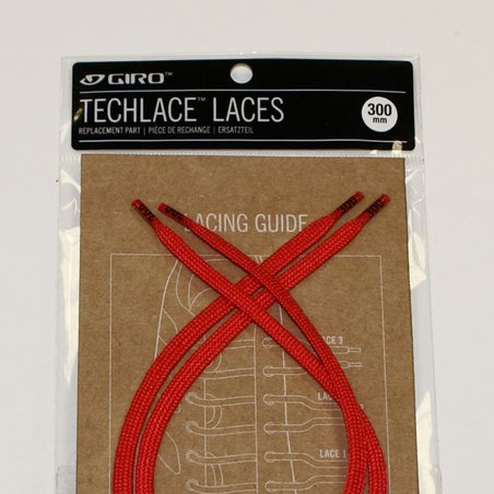 Sznurówki GIRO TECHLACE LACES bright red 345mm