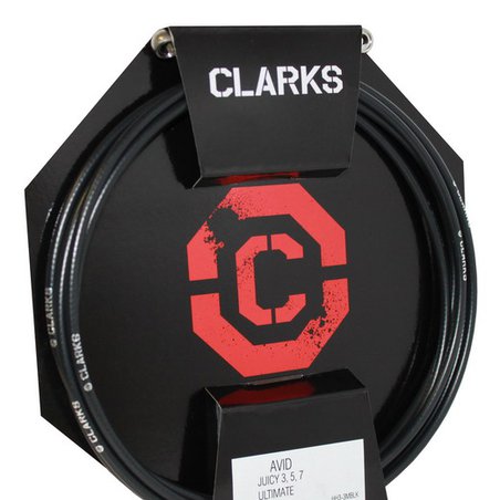 CLARKS - Przewód hamulca hydraulicznego CLARK'S AVID (Juicy 3, Code) z końcówkami przód tył 3000mm czarny