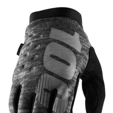 Rękawiczki 100% BRISKER Cold Weather Glove Heather grey roz. XL (długość dłoni 200-209 mm) (NEW)