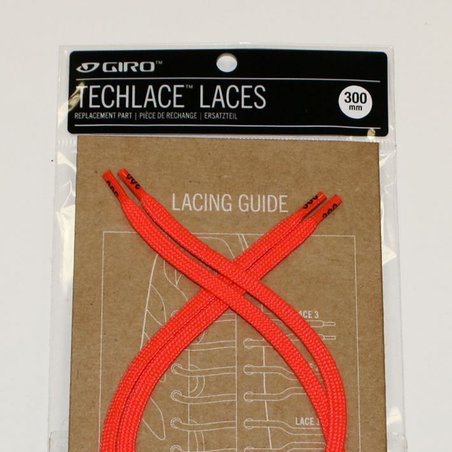 Sznurówki GIRO TECHLACE LACES vermillion 345mm