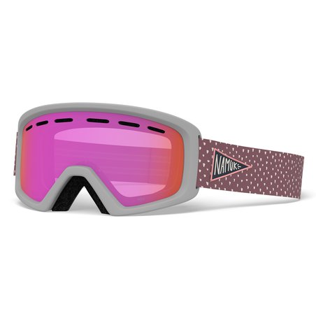 GIRO ZIMA - Gogle zimowe GIRO REV NAMUK PINK (szyba AMBER PINK 37% S2) (DWZ)