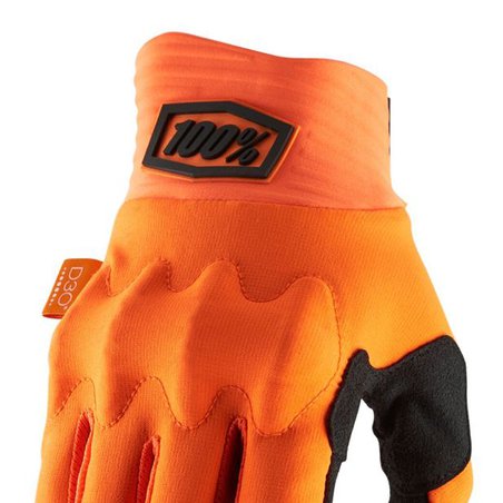 Rękawiczki 100% COGNITO Glove fluo orange black roz. XL (długość dłoni 200-209 mm) (NEW)
