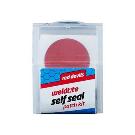 Łatki do dętek zestaw WELDTITE RED DEVILS SELF SEAL PATCH KIT 6x łatki samoprzylepne pudełko 20szt.