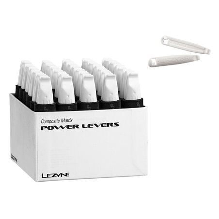 Łyżki do opon LEZYNE POWER LEVER BOX 30x 2szt. pudełko białe (NEW)
