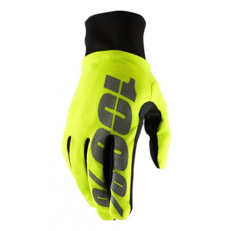 Rękawiczki 100% HYDROMATIC Waterproof Glove neon yellow roz. S (długość dłoni 181-187 mm) (NEW)