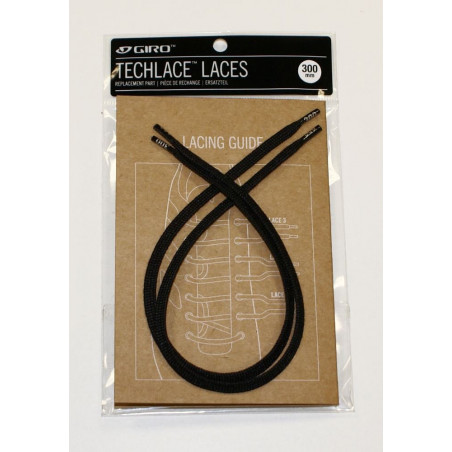 Sznurówki GIRO TECHLACE LACES black 315mm