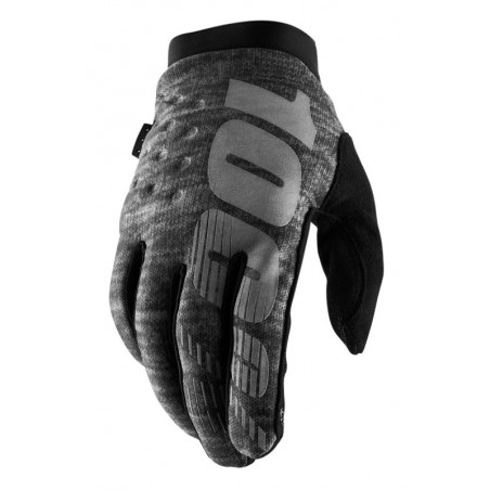 Rękawiczki 100% BRISKER Cold Weather Glove Heather grey roz. S (długość dłoni 181-187 mm) (NEW)