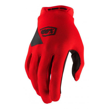 Rękawiczki 100% RIDECAMP Glove red roz. S (długość dłoni 181-187 mm) (NEW)