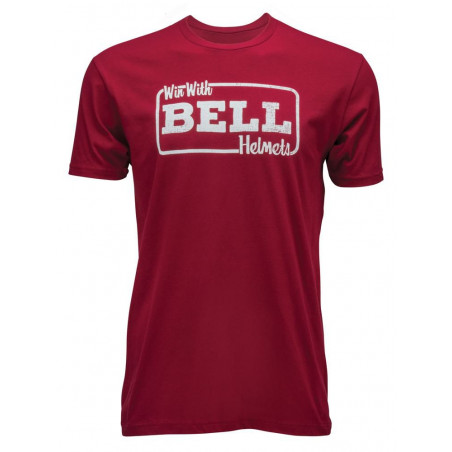 T-shirt męski BELL PREMIUM TEE WIN WITH THE BELL krótki rękaw cardinal red roz. M (NEW)