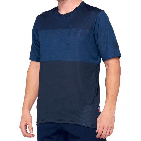 Koszulka męska 100% AIRMATIC Jersey krótki rękaw blue midnight roz. XL (NEW)