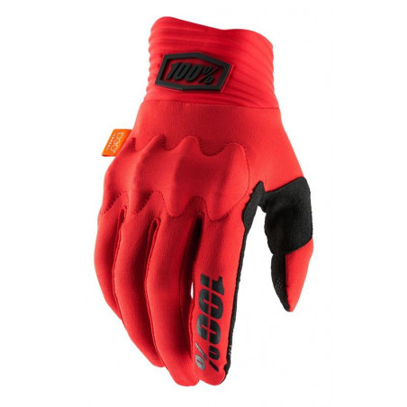 Rękawiczki 100% COGNITO Glove red black roz. XL (długość dłoni 200-209 mm) (NEW)