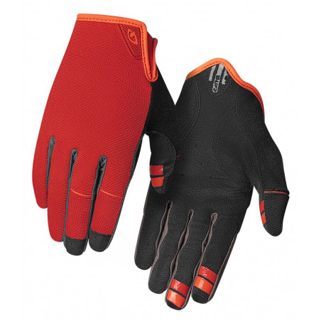 Rękawiczki męskie GIRO DND długi palec red orange roz. XXL (obwód dłoni od 267 mm / dł. dłoni od 211 mm) (NEW)
