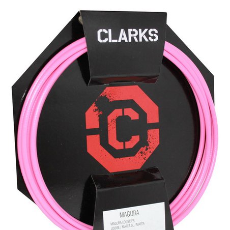 CLARKS - Przewód hamulca hydraulicznego CLARK'S MAGURA Przód + Tył różowy