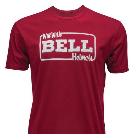 T-shirt męski BELL PREMIUM TEE WIN WITH THE BELL krótki rękaw cardinal red roz. L (NEW)