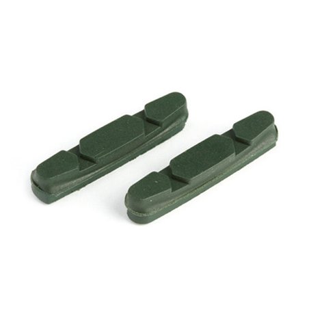 CLARKS - Wkładki hamulcowe CLARK'S CP231 SZOSA (Shimano, Campagnolo, Do obręczy ceramicznych) 52mm zielone