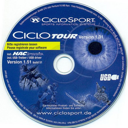 Wyprzedaże CICLOSPORT - Oprogramowanie CICLOSPORT CICLO TOUR