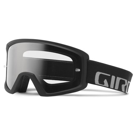 Gogle GIRO BLOK MTB black grey (Szyba kolorowa GREY COBALT 10% S3 + Szyba Przeźroczysta 99% S0) mocowanie pod zrywki