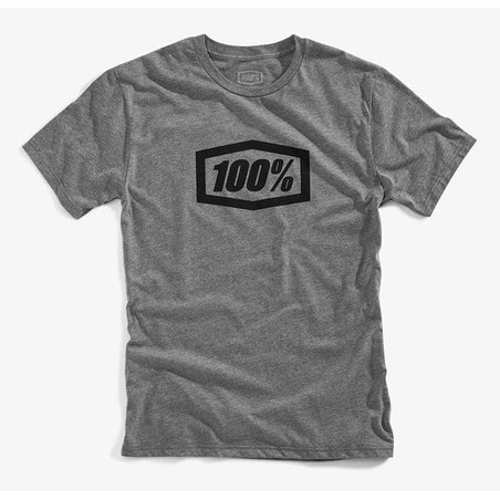 T-shirt 100% ESSENTIAL krótki rękaw gunmetal heather roz. L (NEW)