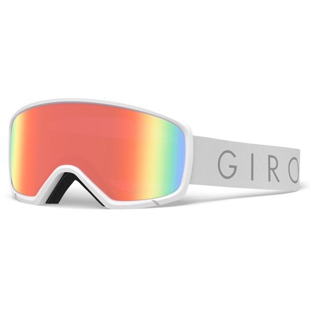 GIRO ZIMA - Gogle zimowe GIRO RINGO WHITE CORE LIGHT (Szyba lustrzana kolorowa VIVID-Carl Zeiss INFARED 52% S1) (DWZ)