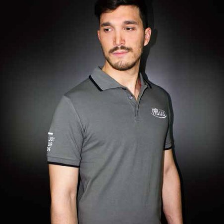 Polo T-Shirt SELLE ITALIA Antracite Grey roz. M