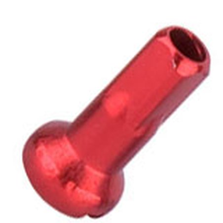 Nyple CNSPOKE AN18 18mm z klejem aluminiowe czerwone 72szt.
