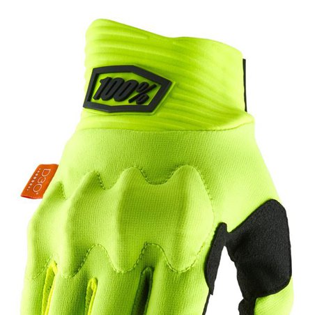 Rękawiczki 100% COGNITO Glove yellow black roz. M (długość dłoni 187-193 mm) (NEW)