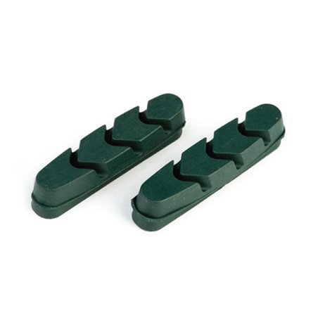 CLARKS - Wkładki hamulcowe CLARK'S CP221 SZOSA (Shimano, Campagnolo, Do obręczy ceramicznych) 52mm zielone