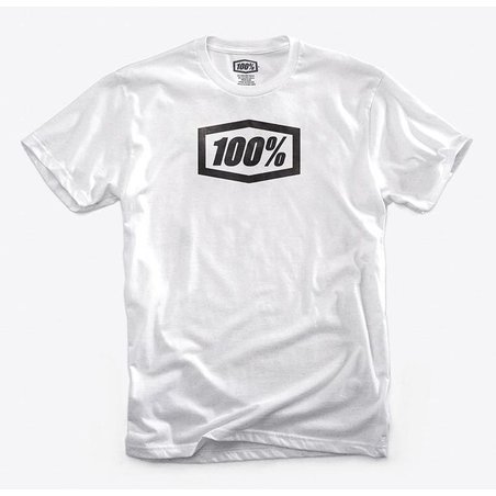 T-shirt 100% ESSENTIAL krótki rękaw White roz. M (NEW)