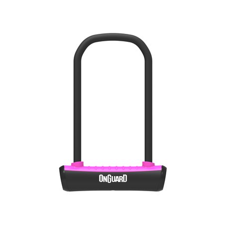 Zapięcie rowerowe ONGUARD NEON 8153PN U-LOCK - 115mm 230mm - uchwyt + 2 x Klucze różowe