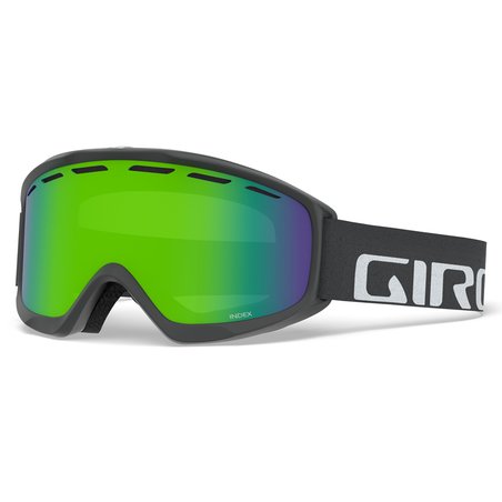 GIRO ZIMA - Gogle zimowe GIRO INDEX TITANIUM WORDMARK (szyba LODEN GREEN 26% S2)