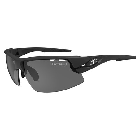Okulary TIFOSI CRIT matte black (3szkła Smoke 15,4% transmisja światła, AC Red, Clear) (NEW)